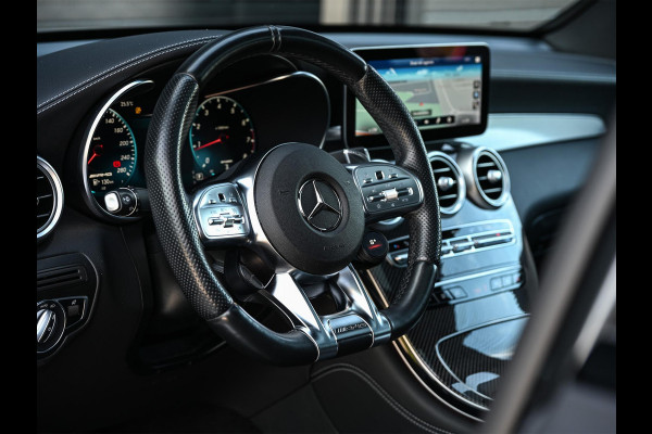 Mercedes-Benz GLC Coupé AMG 43 4MATIC Premium Plus | Panoramadak | Burmester | Camera | Stoelverwarming | Carbon Inleg | Luchtvering | Ambiance Interieur | Elektr. Verst. Stoelen |