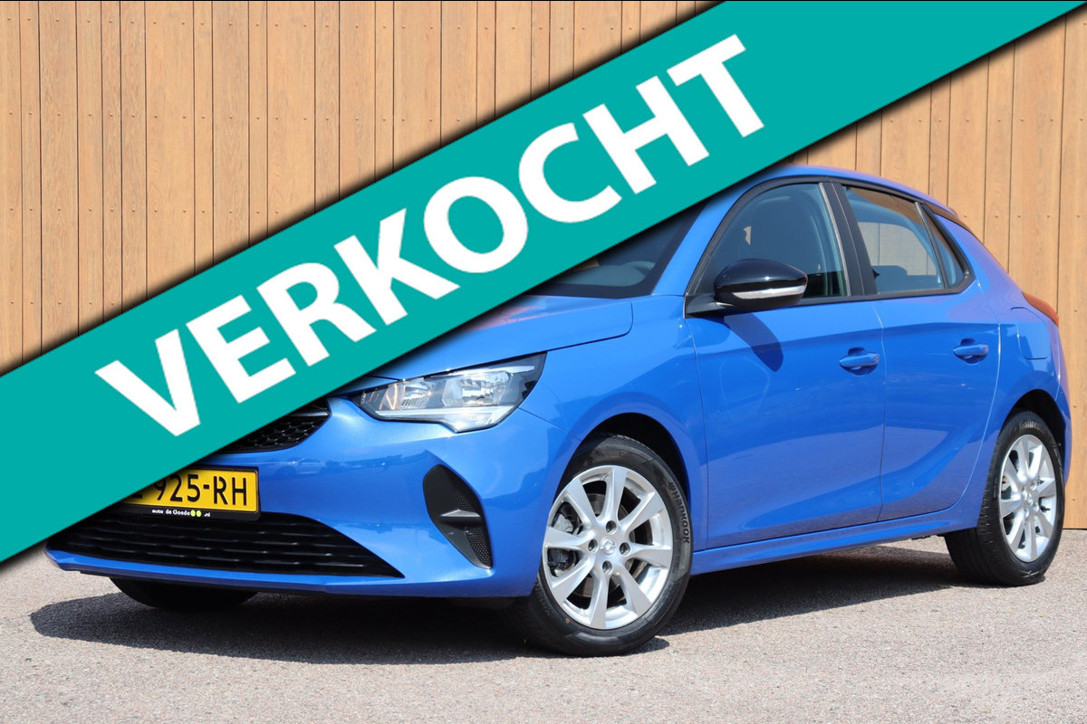 Opel Corsa 1.2 Turbo Edition org.NL metallic blauw lmv carplay