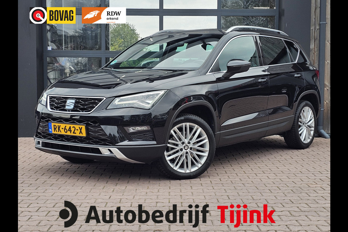 Seat Ateca 1.4 EcoTSI Xcellence | Automaat | Pano | Trekhaak | App-connect | Camera | PDC | LED | All-seasons |