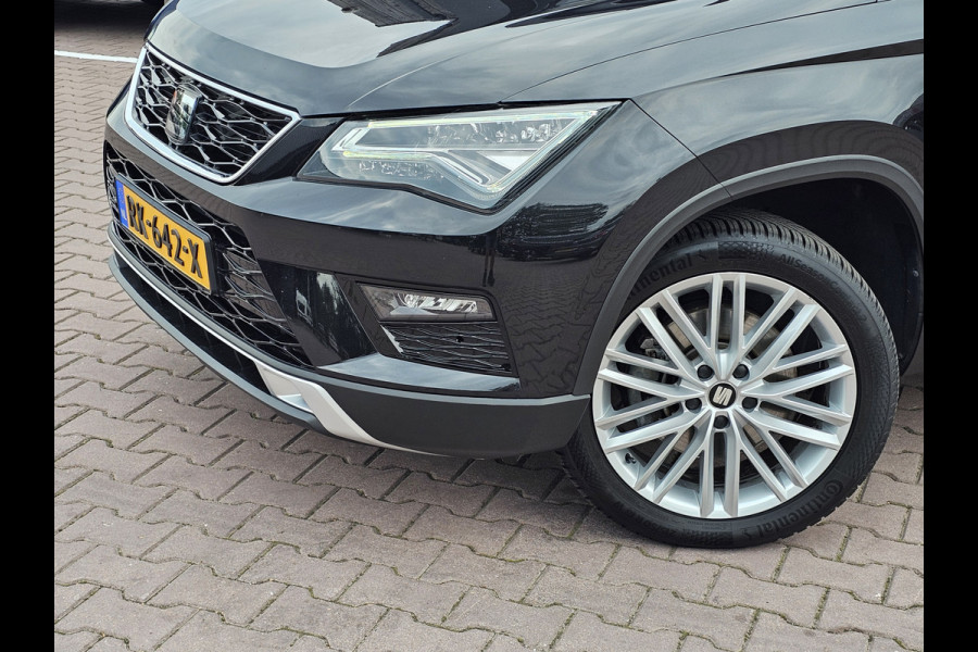 Seat Ateca 1.4 EcoTSI Xcellence | Automaat | Pano | Trekhaak | App-connect | Camera | PDC | LED | All-seasons |