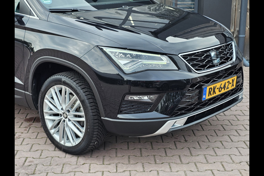 Seat Ateca 1.4 EcoTSI Xcellence | Automaat | Pano | Trekhaak | App-connect | Camera | PDC | LED | All-seasons |