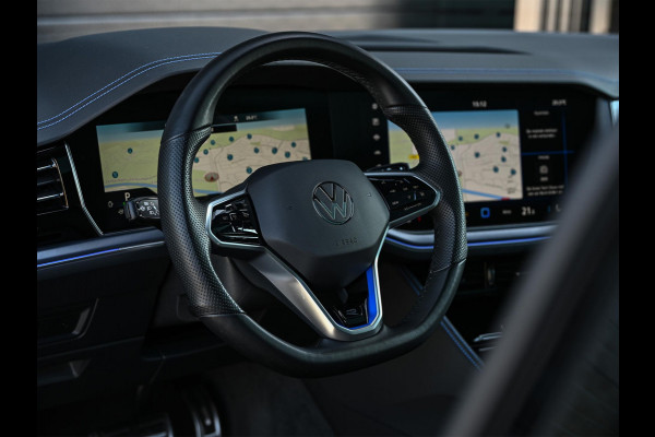 Volkswagen Touareg 3.0 TSi eHybrid 4MOTION R | 462PK | Panoramadak | Night Vision | Massage + Ventilatie | HUD | Dynaudio | Luchtvering | Adaptive Cruise | Ambiance Interieur | Keyless Entry | Stoelverwarming V+A | Stuurverwarming |