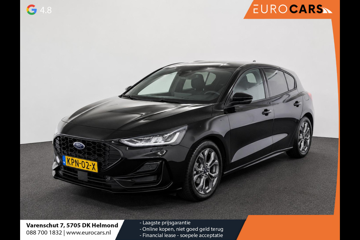 Ford Focus 1.0 EcoBoost Hybrid 155pk Automaat ST Line Navigatie Cruise Control Parkeer sensoren Lichtmetalen Velgen Extra Getint Glas