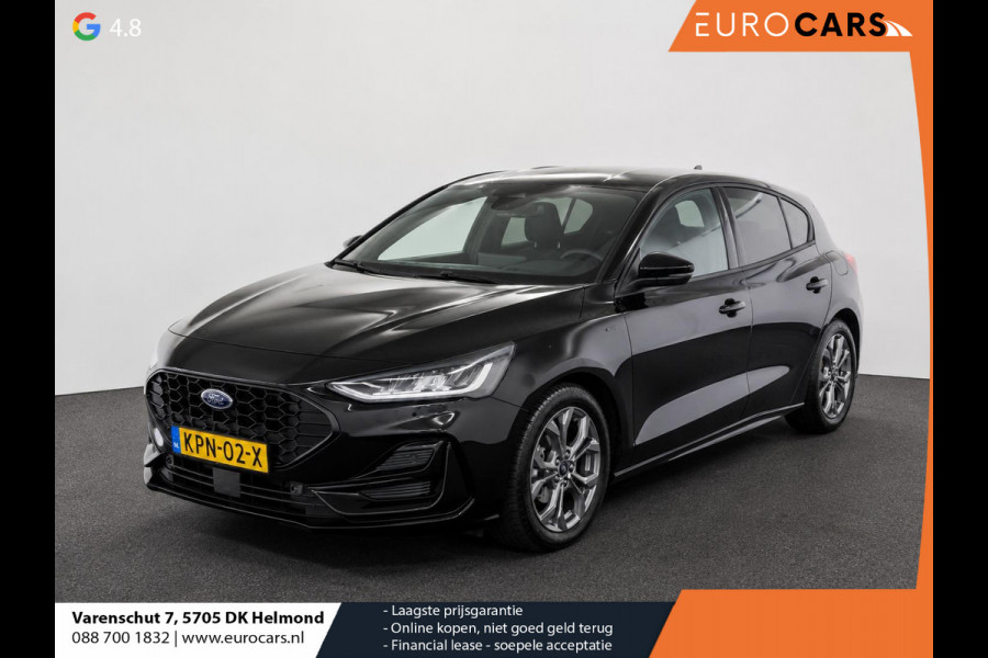 Ford Focus 1.0 EcoBoost Hybrid 155pk Automaat ST Line Navigatie Cruise Control Parkeer sensoren Lichtmetalen Velgen Extra Getint Glas
