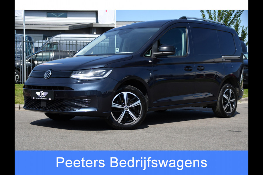 Volkswagen Caddy Cargo 2.0 TDI PB Edition Full Options! Camera, Adaptieve Cruise, Carplay, LED, Automaat, Stoelverwarming, leder, 2 x Schuifdeur, Virtual, Uniek!