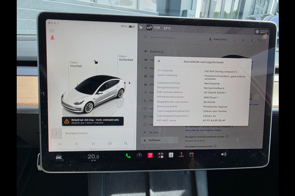 Tesla Model 3 Standard RWD Plus 60 kWh | FSD3 | WARMTEPOMP | PANO | 360 CAMERA