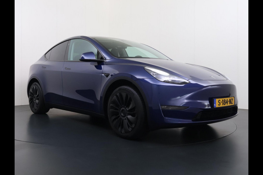 Tesla Model Y Long Range AWD 75 kWh 1E EIGENAAR | ORIGINEEL NL AUTO | SOH 97% | RIJKLAAR GELEVERD | TESLA FABRIEKSGARANTIE TOT 03-2027 OF 80.000 KM | TESLA GARANTIE ACCU + AANDRIJFLIJN T/M 03-2031 OF 192.000 KM