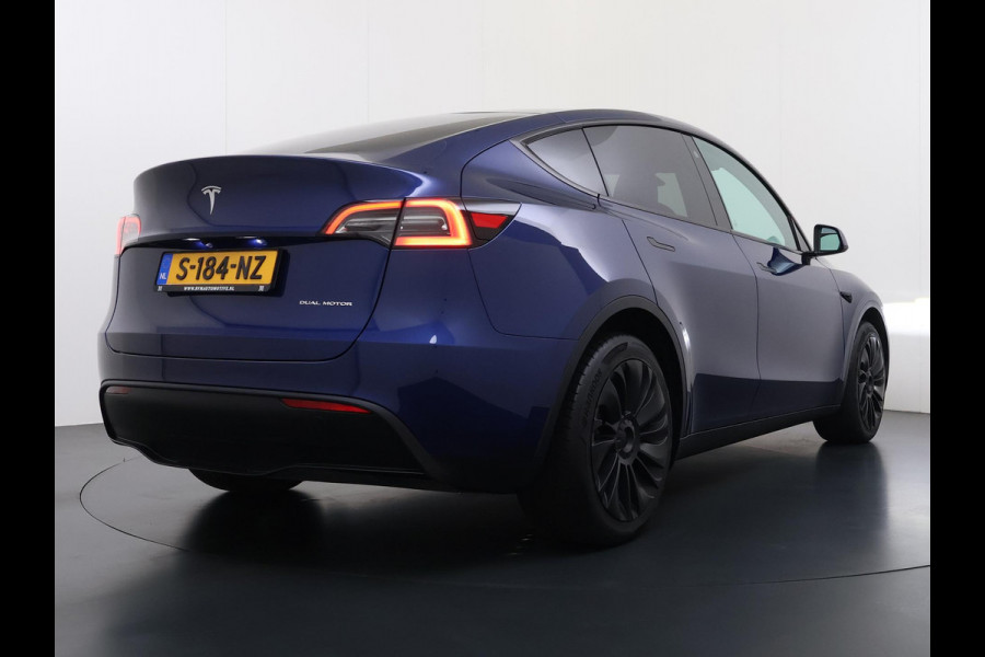 Tesla Model Y Long Range AWD 75 kWh 1E EIGENAAR | ORIGINEEL NL AUTO | SOH 97% | RIJKLAAR GELEVERD | TESLA FABRIEKSGARANTIE TOT 03-2027 OF 80.000 KM | TESLA GARANTIE ACCU + AANDRIJFLIJN T/M 03-2031 OF 192.000 KM