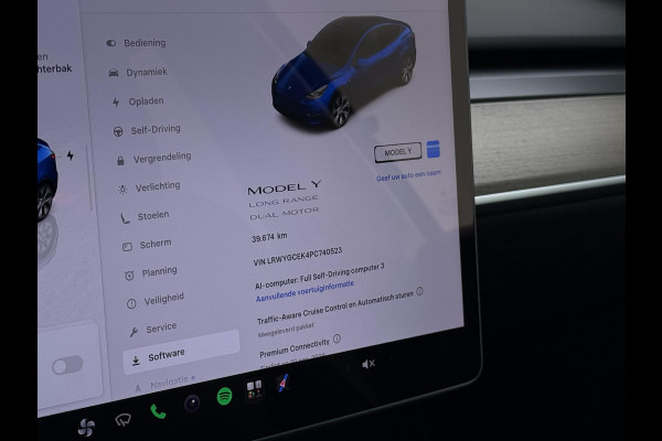 Tesla Model Y Long Range AWD 75 kWh 1E EIGENAAR | ORIGINEEL NL AUTO | SOH 97% | RIJKLAAR GELEVERD | TESLA FABRIEKSGARANTIE TOT 03-2027 OF 80.000 KM | TESLA GARANTIE ACCU + AANDRIJFLIJN T/M 03-2031 OF 192.000 KM