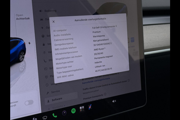 Tesla Model Y Long Range AWD 75 kWh 1E EIGENAAR | ORIGINEEL NL AUTO | SOH 97% | RIJKLAAR GELEVERD | TESLA FABRIEKSGARANTIE TOT 03-2027 OF 80.000 KM | TESLA GARANTIE ACCU + AANDRIJFLIJN T/M 03-2031 OF 192.000 KM