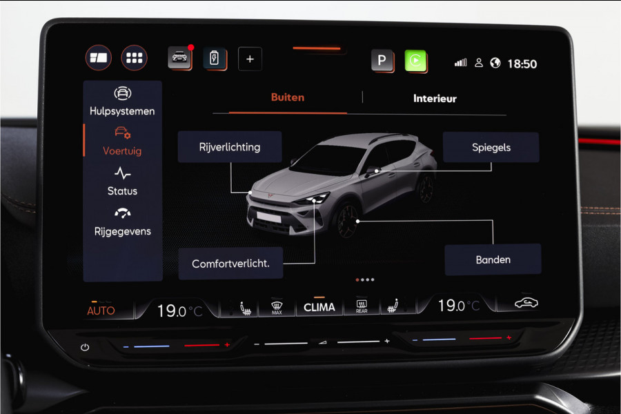 CUPRA Formentor 1.5 TSI e-Hybrid VZ Performance | S/K-Panodak | Dig. Cockpit | Adapt. Cruise | Stoel-+Stuurverw. | PDC | 360 Camera | NAV + App. Connect | ECC | Elek. Klep | LM 19" | 7134