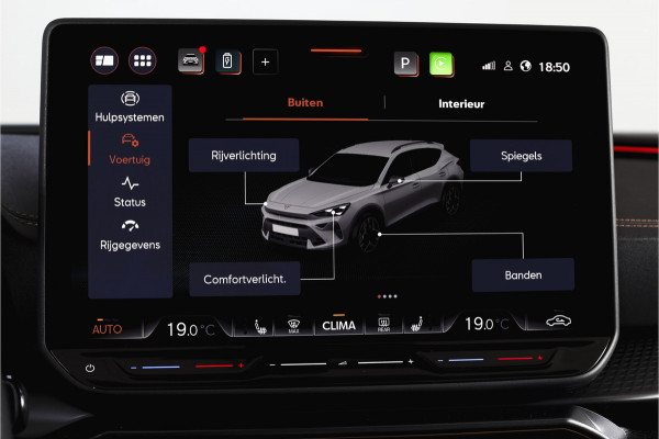 CUPRA Formentor 1.5 TSI e-Hybrid VZ Performance | S/K-Panodak | Dig. Cockpit | Adapt. Cruise | Stoel-+Stuurverw. | PDC | 360 Camera | NAV + App. Connect | ECC | Elek. Klep | LM 19" | 7134