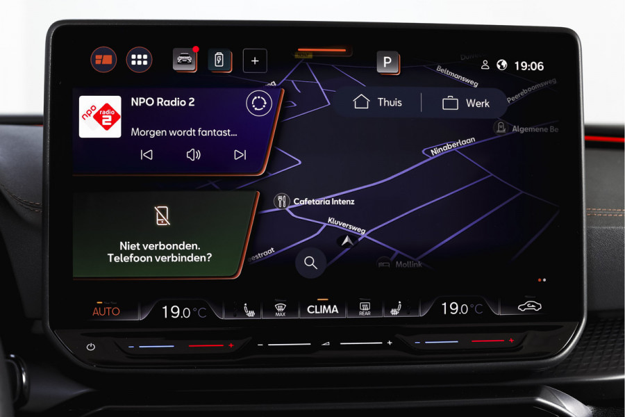 CUPRA Formentor 1.5 TSI e-Hybrid VZ Tribe Edition | S/k-Panodak | Dig. Cockpit | Adapt. Cruise | Stoel-+ Stuurverw. PDC | 360 Camera | NAV + App. Connect | ECC | Elek. Klep | LM 19" | 7989