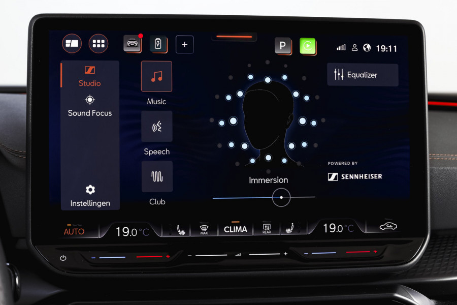 CUPRA Formentor 1.5 TSI e-Hybrid VZ Tribe Edition | S/k-Panodak | Dig. Cockpit | Adapt. Cruise | Stoel-+ Stuurverw. PDC | 360 Camera | NAV + App. Connect | ECC | Elek. Klep | LM 19" | 7989