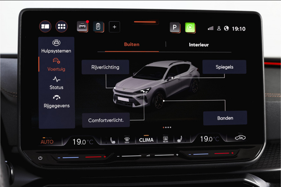 CUPRA Formentor 1.5 TSI e-Hybrid VZ Tribe Edition | S/k-Panodak | Dig. Cockpit | Adapt. Cruise | Stoel-+ Stuurverw. PDC | 360 Camera | NAV + App. Connect | ECC | Elek. Klep | LM 19" | 7976