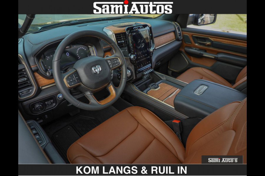 Dodge Ram BLACK OPS LONGHORN BRUIN LEDER 5,7L V8 HEMI | VIRTUAL | HEAD UP | PANODAK | LUCHTVERING | BOM VOL | DC | 402 PK | CREW CAB | DUBBELE CABINE | 4X4 | 5 PERSOONS | GRIJSKENTEKEN | LIMITED