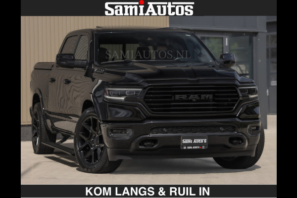 Dodge Ram BLACK OPS LONGHORN BRUIN LEDER 5,7L V8 HEMI | VIRTUAL | HEAD UP | PANODAK | LUCHTVERING | BOM VOL | DC | 402 PK | CREW CAB | DUBBELE CABINE | 4X4 | 5 PERSOONS | GRIJSKENTEKEN | LIMITED