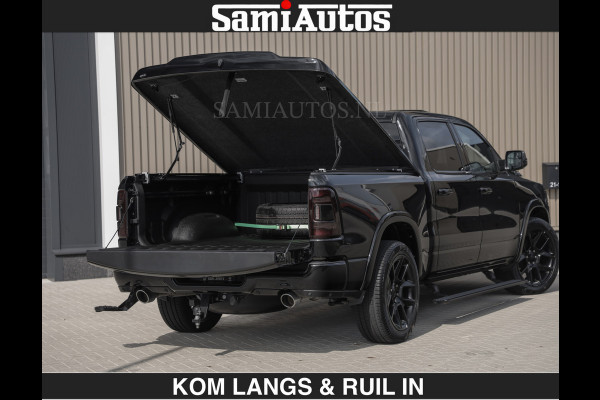 Dodge Ram BLACK OPS LONGHORN BRUIN LEDER 5,7L V8 HEMI | VIRTUAL | HEAD UP | PANODAK | LUCHTVERING | BOM VOL | DC | 402 PK | CREW CAB | DUBBELE CABINE | 4X4 | 5 PERSOONS | GRIJSKENTEKEN | LIMITED