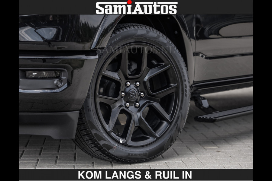 Dodge Ram BLACK OPS LONGHORN BRUIN LEDER 5,7L V8 HEMI | VIRTUAL | HEAD UP | PANODAK | LUCHTVERING | BOM VOL | DC | 402 PK | CREW CAB | DUBBELE CABINE | 4X4 | 5 PERSOONS | GRIJSKENTEKEN | LIMITED