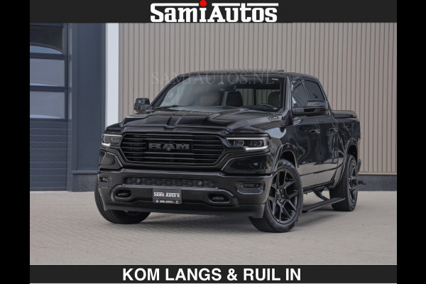 Dodge Ram BLACK OPS LONGHORN BRUIN LEDER 5,7L V8 HEMI | VIRTUAL | HEAD UP | PANODAK | LUCHTVERING | BOM VOL | DC | 402 PK | CREW CAB | DUBBELE CABINE | 4X4 | 5 PERSOONS | GRIJSKENTEKEN | LIMITED
