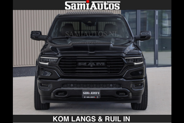 Dodge Ram BLACK OPS LONGHORN BRUIN LEDER 5,7L V8 HEMI | VIRTUAL | HEAD UP | PANODAK | LUCHTVERING | BOM VOL | DC | 402 PK | CREW CAB | DUBBELE CABINE | 4X4 | 5 PERSOONS | GRIJSKENTEKEN | LIMITED