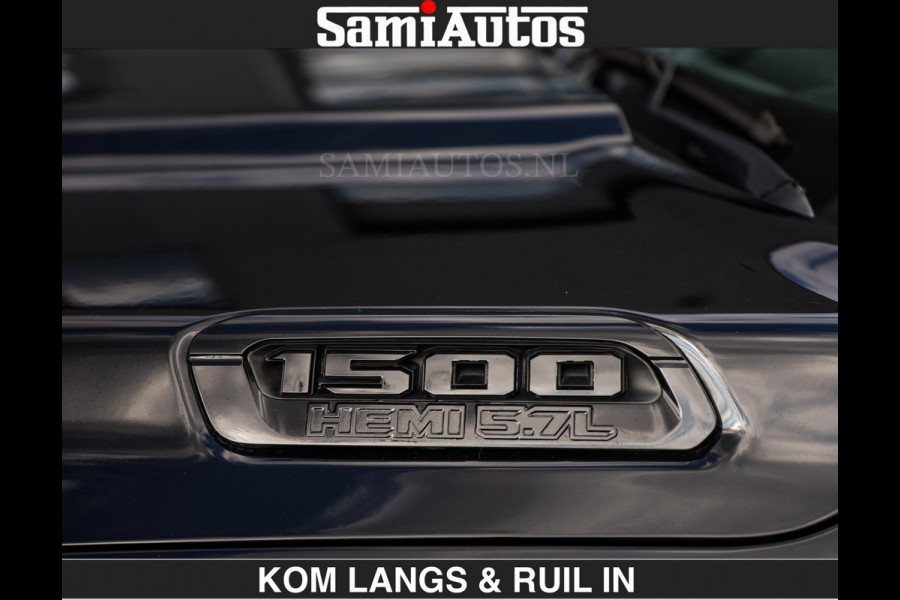 Dodge Ram BLACK OPS LONGHORN BRUIN LEDER 5,7L V8 HEMI | VIRTUAL | HEAD UP | PANODAK | LUCHTVERING | BOM VOL | DC | 402 PK | CREW CAB | DUBBELE CABINE | 4X4 | 5 PERSOONS | GRIJSKENTEKEN | LIMITED