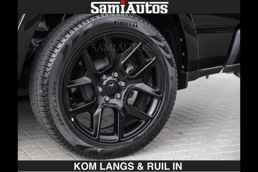 Dodge Ram BLACK OPS LONGHORN BRUIN LEDER 5,7L V8 HEMI | VIRTUAL | HEAD UP | PANODAK | LUCHTVERING | BOM VOL | DC | 402 PK | CREW CAB | DUBBELE CABINE | 4X4 | 5 PERSOONS | GRIJSKENTEKEN | LIMITED