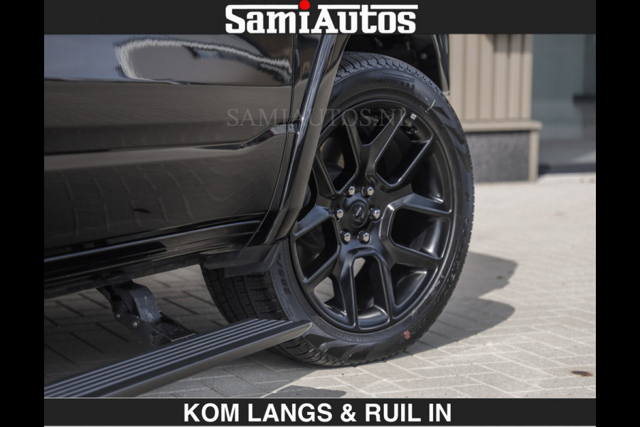 Dodge Ram BLACK OPS LONGHORN BRUIN LEDER 5,7L V8 HEMI | VIRTUAL | HEAD UP | PANODAK | LUCHTVERING | BOM VOL | DC | 402 PK | CREW CAB | DUBBELE CABINE | 4X4 | 5 PERSOONS | GRIJSKENTEKEN | LIMITED