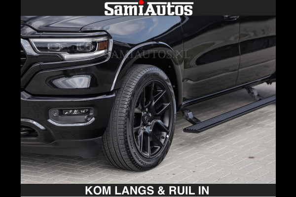 Dodge Ram BLACK OPS LONGHORN BRUIN LEDER 5,7L V8 HEMI | VIRTUAL | HEAD UP | PANODAK | LUCHTVERING | BOM VOL | DC | 402 PK | CREW CAB | DUBBELE CABINE | 4X4 | 5 PERSOONS | GRIJSKENTEKEN | LIMITED