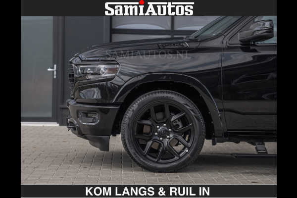 Dodge Ram BLACK OPS LONGHORN BRUIN LEDER 5,7L V8 HEMI | VIRTUAL | HEAD UP | PANODAK | LUCHTVERING | BOM VOL | DC | 402 PK | CREW CAB | DUBBELE CABINE | 4X4 | 5 PERSOONS | GRIJSKENTEKEN | LIMITED