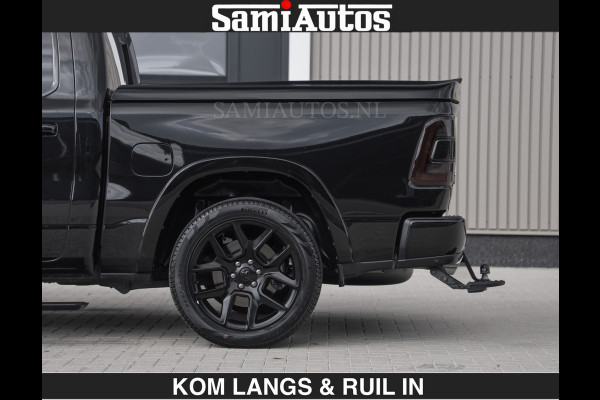 Dodge Ram BLACK OPS LONGHORN BRUIN LEDER 5,7L V8 HEMI | VIRTUAL | HEAD UP | PANODAK | LUCHTVERING | BOM VOL | DC | 402 PK | CREW CAB | DUBBELE CABINE | 4X4 | 5 PERSOONS | GRIJSKENTEKEN | LIMITED