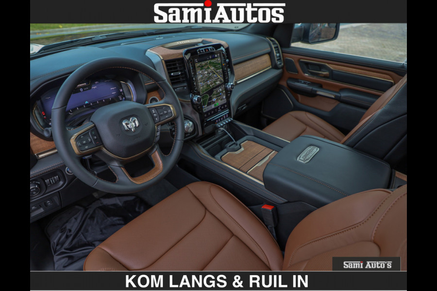 Dodge Ram BLACK OPS LONGHORN BRUIN LEDER 5,7L V8 HEMI | VIRTUAL | HEAD UP | PANODAK | LUCHTVERING | BOM VOL | DC | 402 PK | CREW CAB | DUBBELE CABINE | 4X4 | 5 PERSOONS | GRIJSKENTEKEN | LIMITED