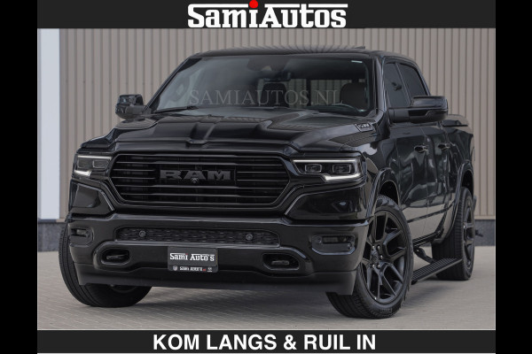 Dodge Ram BLACK OPS LONGHORN BRUIN LEDER 5,7L V8 HEMI | VIRTUAL | HEAD UP | PANODAK | LUCHTVERING | BOM VOL | DC | 402 PK | CREW CAB | DUBBELE CABINE | 4X4 | 5 PERSOONS | GRIJSKENTEKEN | LIMITED