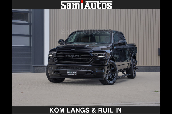 Dodge Ram BLACK OPS LONGHORN BRUIN LEDER 5,7L V8 HEMI | VIRTUAL | HEAD UP | PANODAK | LUCHTVERING | BOM VOL | DC | 402 PK | CREW CAB | DUBBELE CABINE | 4X4 | 5 PERSOONS | GRIJSKENTEKEN | LIMITED