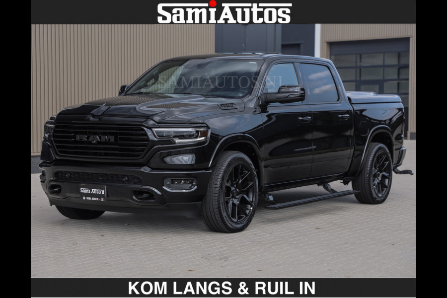 Dodge Ram BLACK OPS LONGHORN BRUIN LEDER 5,7L V8 HEMI | VIRTUAL | HEAD UP | PANODAK | LUCHTVERING | BOM VOL | DC | 402 PK | CREW CAB | DUBBELE CABINE | 4X4 | 5 PERSOONS | GRIJSKENTEKEN | LIMITED