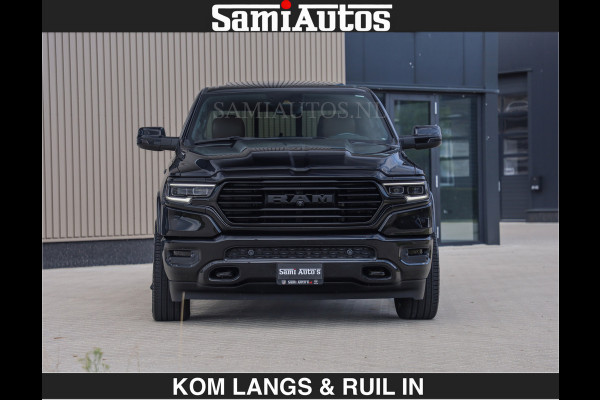 Dodge Ram BLACK OPS LONGHORN BRUIN LEDER 5,7L V8 HEMI | VIRTUAL | HEAD UP | PANODAK | LUCHTVERING | BOM VOL | DC | 402 PK | CREW CAB | DUBBELE CABINE | 4X4 | 5 PERSOONS | GRIJSKENTEKEN | LIMITED