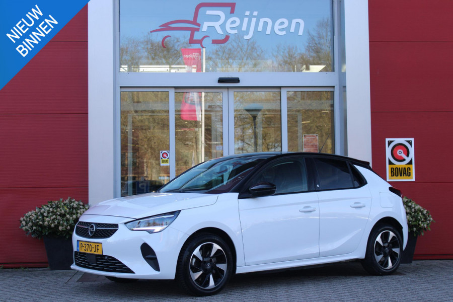 Opel CORSA-E GS Line 50 kWh | APPLE CARPLAY/ANDROID AUTO | LED KOPLAMPEN | WINTER PAKKET: STOEL VERWARMING/STUUR VERWARMING | ZWART DAK | CLIMATE CONTROL | CRUISE CONTROL | DAB+ RADIO | ACHTERUITRIJ CAMERA | PARKEER SENSOREN ACHTER | SNEL LAADFUNCTIE |
