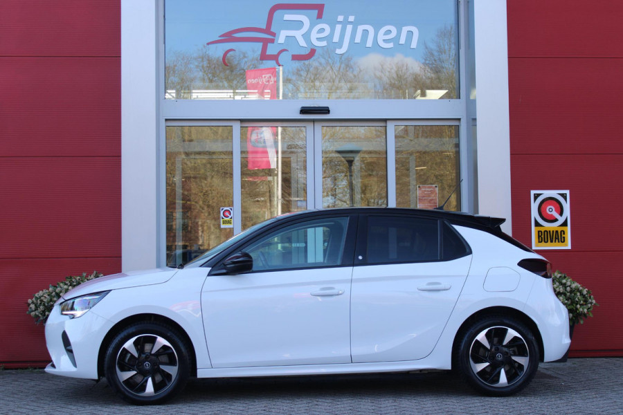 Opel CORSA-E GS Line 50 kWh | APPLE CARPLAY/ANDROID AUTO | LED KOPLAMPEN | WINTER PAKKET: STOEL VERWARMING/STUUR VERWARMING | ZWART DAK | CLIMATE CONTROL | CRUISE CONTROL | DAB+ RADIO | ACHTERUITRIJ CAMERA | PARKEER SENSOREN ACHTER | SNEL LAADFUNCTIE |