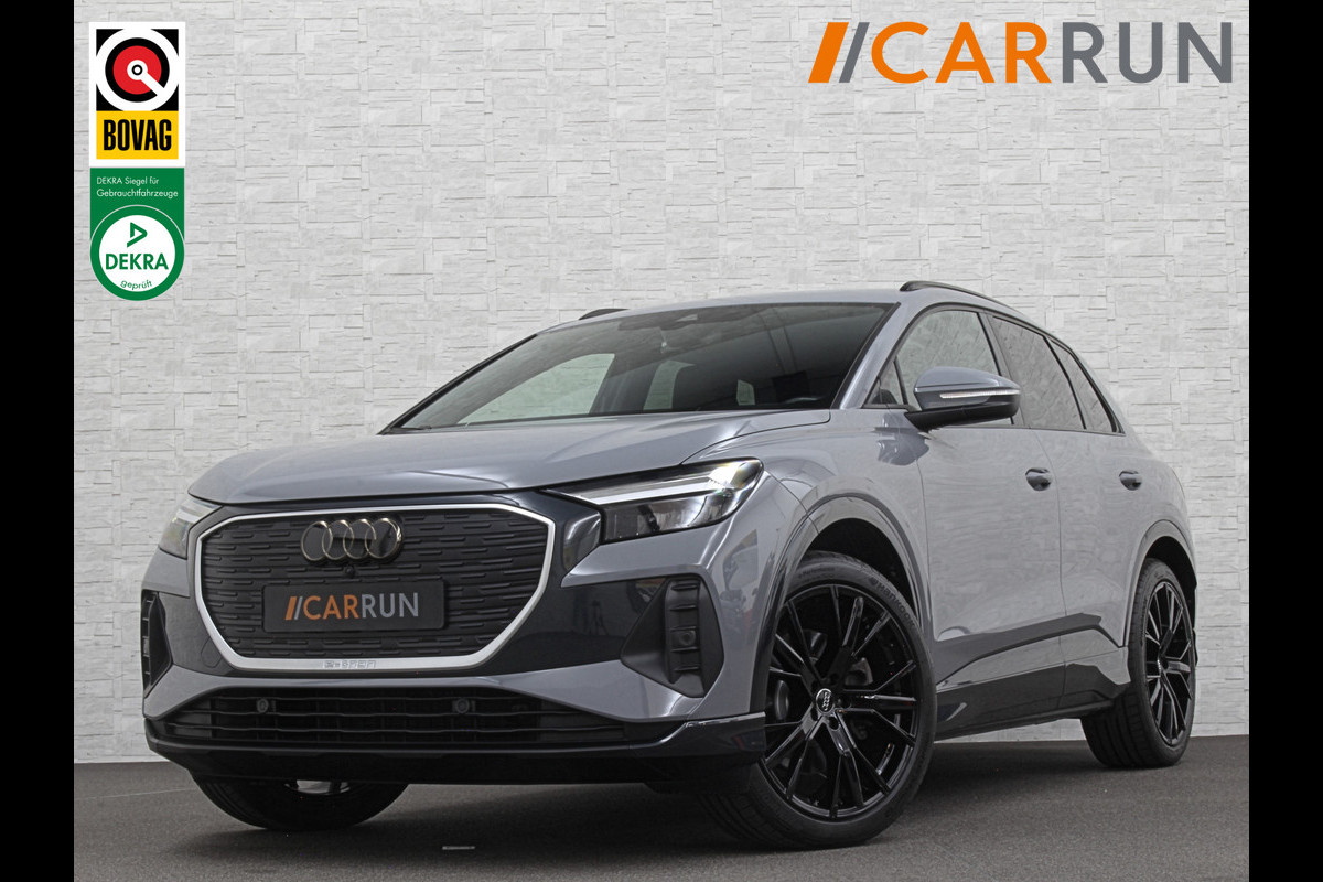 Audi Q4 e-tron 40 204PK 77 kWh | #RS-Leder | 5x Q4 OP VOORRAAD! | ACC | Sportstoelen | Getint Glas | MMI+ | Dynamic-Pakket | Stoelverwarming | Zwarte Hemelbekleding | LED | Lane Assist |