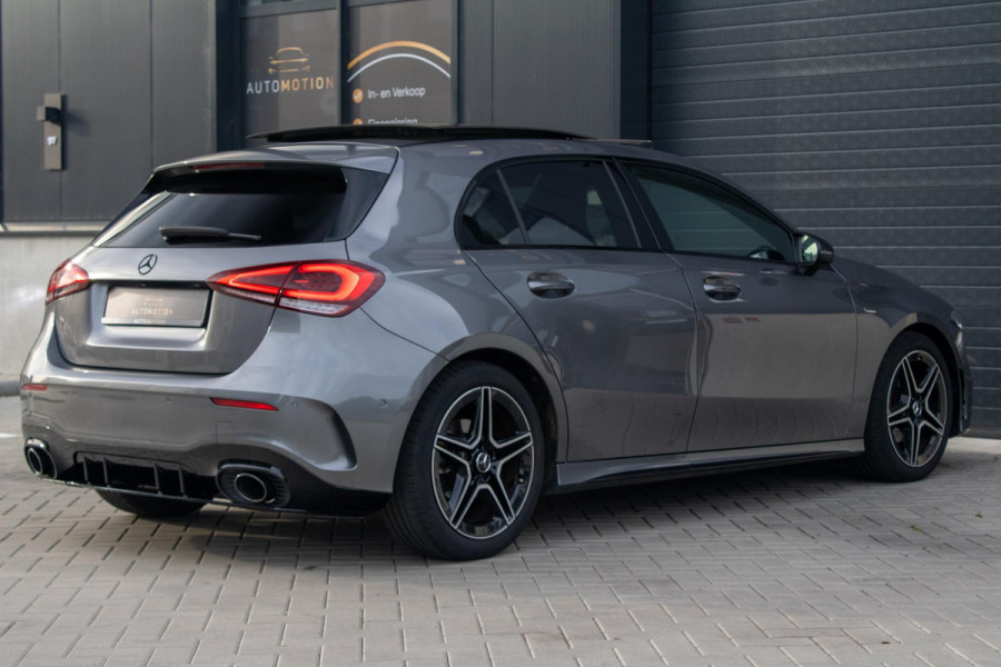 Mercedes-Benz A-Klasse 180 Edition AMG Line Pano Camera Burmester Stoelverwarming LED