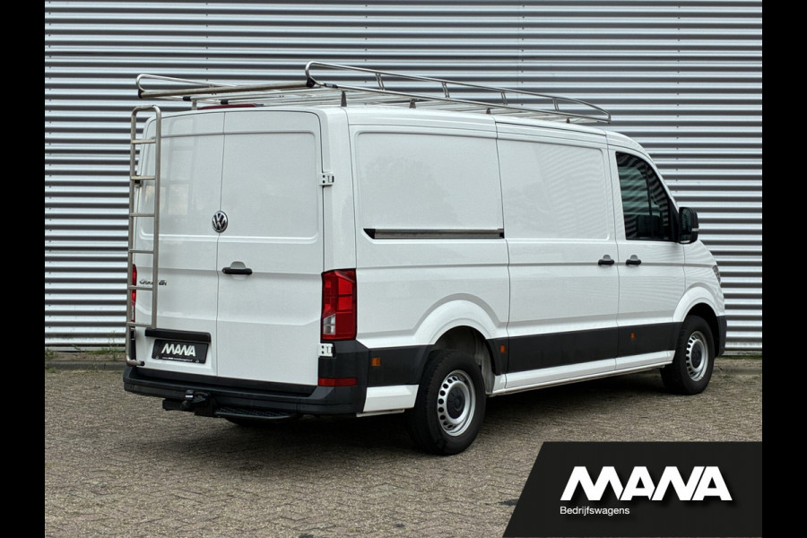 Volkswagen Crafter 2.0TDI 140PK L3H2 Automaat LED Standkachel Imperiaal Cruise Carplay Trekhaak Stoelverwarming Stuurwielverwarming
