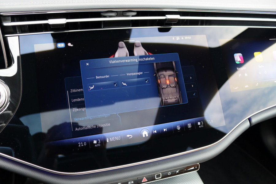 Mercedes-Benz E-Klasse 400 e 4MATIC AMG Line | Hyperscreen | Distronic+ | Massage | Stoelventilatie | HUD | 3D-Display | Verwarmd Stuurwiel | Burmester | Vlakkenverwarming | Digital Light |