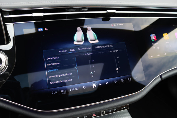 Mercedes-Benz E-Klasse 400 e 4MATIC AMG Line | Hyperscreen | Distronic+ | Massage | Stoelventilatie | HUD | 3D-Display | Verwarmd Stuurwiel | Burmester | Vlakkenverwarming | Digital Light |