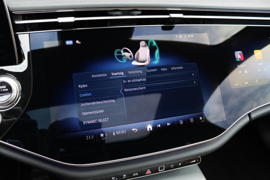 Mercedes-Benz E-Klasse 400 e 4MATIC AMG Line | Hyperscreen | Distronic+ | Massage | Stoelventilatie | HUD | 3D-Display | Verwarmd Stuurwiel | Burmester | Vlakkenverwarming | Digital Light |