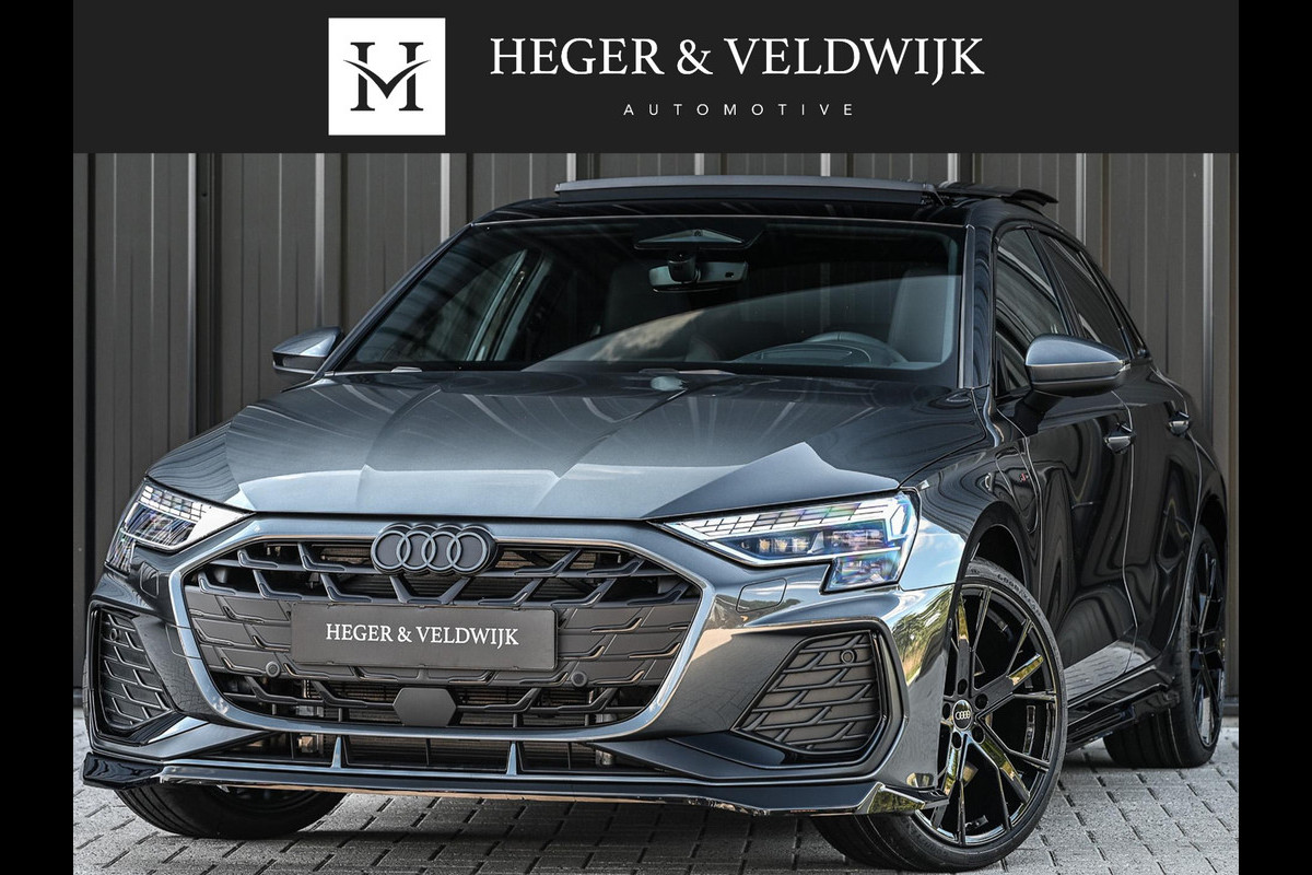 Audi A3 Sportback 45 TFSI e S edition Competition | Panoramadak | 5 jr Garantie | HUD | Sonos Sound | Camera | Ambiance interieur | Active Cruise | S-Seats + Memory | Stoelverwarming | Keyless |