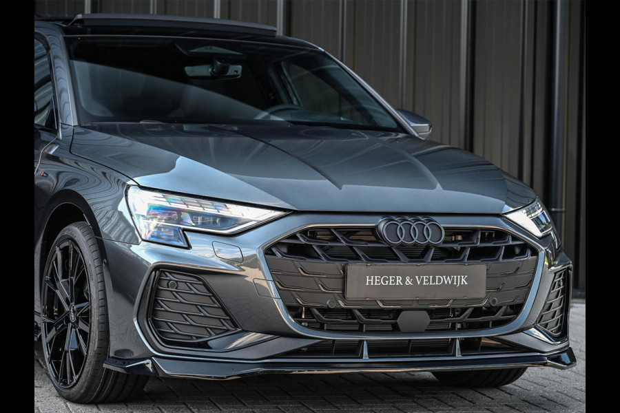 Audi A3 Sportback 45 TFSI e S edition Competition | Panoramadak | 5 jr Garantie | HUD | Sonos Sound | Camera | Ambiance interieur | Active Cruise | S-Seats + Memory | Stoelverwarming | Keyless |
