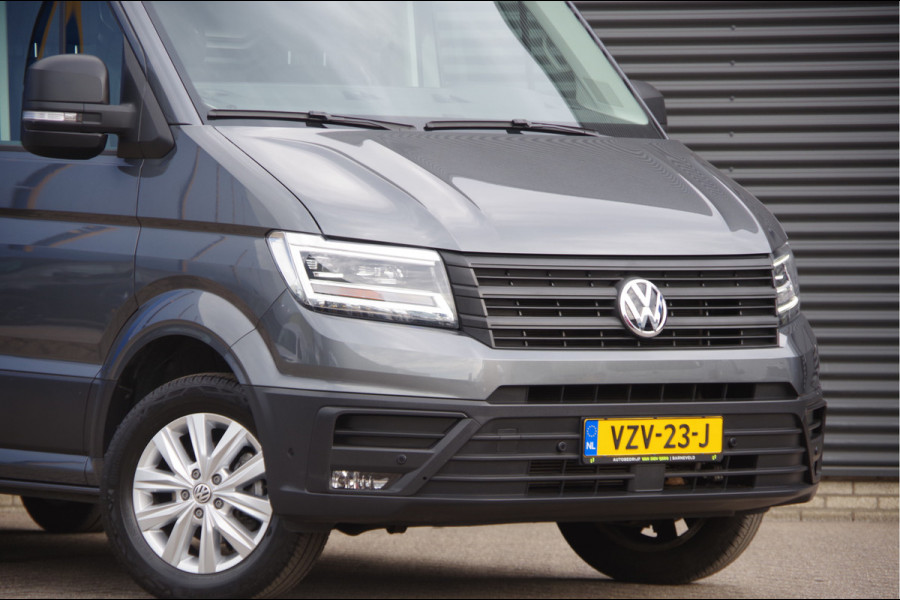 Volkswagen Crafter 35 2.0 TDI L3H2(L2H1) 3-ZITS, 165PK AUT. LED, 3.5T TREKHAAK, ADAPT. CRUISE, CAMERA, NAVI, AIRCO, VOORRUIT VERWARMING, NL AUTO, N