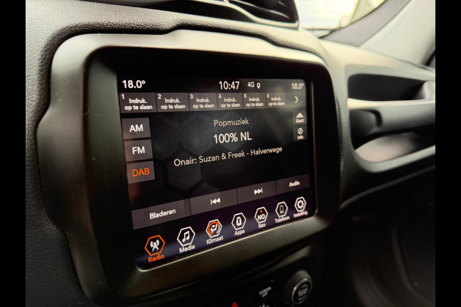 Jeep Renegade 4xe 190 Plug-in Hybrid Electric Limited Camera Winter Pakket Dode hoekdetectie Navigatie 17 inch velgen