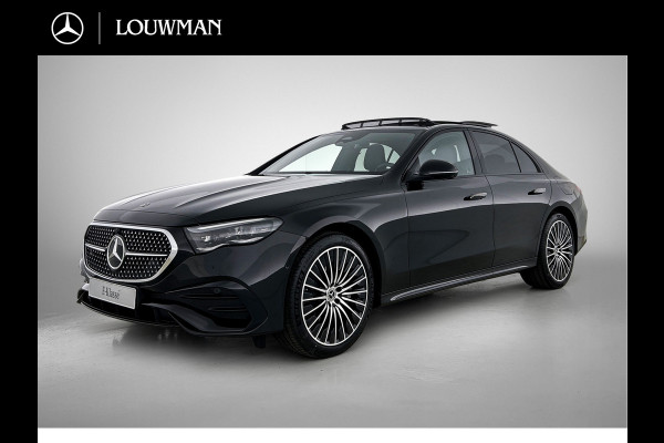 Mercedes-Benz E-Klasse 300 e Business Solution AMG | Premium pakket | Winterpakket | Nightpakket | Leder pakket | USB–pakket Plus | Trekhaak | Panoramaschuifdak | 360° camera | Burmester® 4D surround sound | GUARD 360° | 20-inch multispaaks AMG velgen |