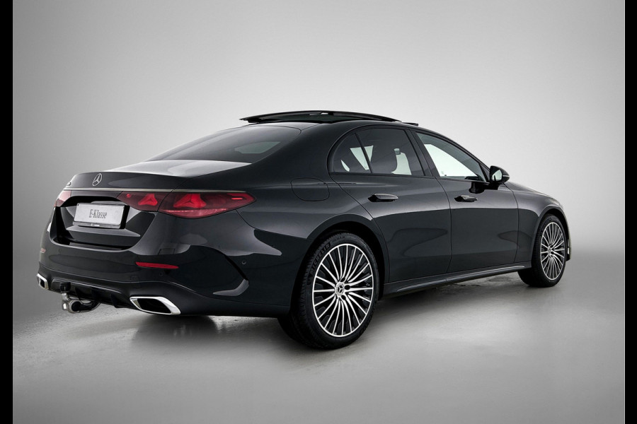 Mercedes-Benz E-Klasse 300 e Business Solution AMG | Premium pakket | Winterpakket | Nightpakket | Leder pakket | USB–pakket Plus | Trekhaak | Panoramaschuifdak | 360° camera | Burmester® 4D surround sound | GUARD 360° | 20-inch multispaaks AMG velgen |